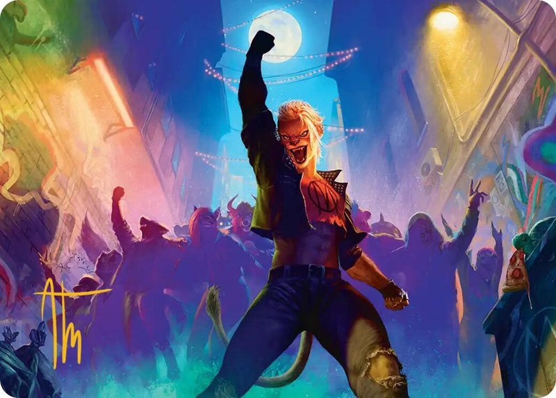 Sally Pride, Lioness Leader Art Card (Gold-Stamped Signature) [Teenage Mutant Ninja Turtles Art Series] - The Mythic Store | 24h Order Processing