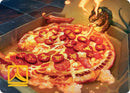 Spicy Oatmeal Pizza Art Card (Gold-Stamped Signature) [Teenage Mutant Ninja Turtles Art Series] - The Mythic Store | 24h Order Processing