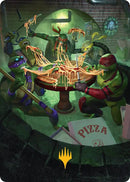 Food Chain Art Card (Gold-Stamped) [Teenage Mutant Ninja Turtles Art Series] - The Mythic Store | 24h Order Processing