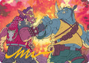 Bebop & Rocksteady Art Card (Gold-Stamped Signature) [Teenage Mutant Ninja Turtles Art Series] - The Mythic Store | 24h Order Processing