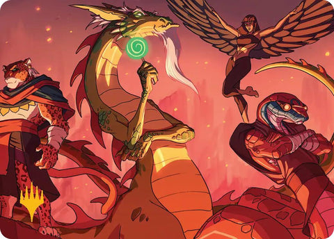 North Wind Avatar Art Card (Gold-Stamped) [Teenage Mutant Ninja Turtles Art Series] - The Mythic Store | 24h Order Processing