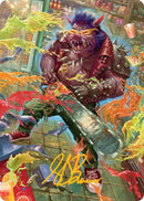 Bebop, Porcine Punk Art Card (Gold-Stamped Signature) [Teenage Mutant Ninja Turtles Art Series] - The Mythic Store | 24h Order Processing