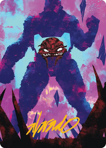 Krang, Utrom Warlord Art Card (Gold-Stamped Signature) [Teenage Mutant Ninja Turtles Art Series] - The Mythic Store | 24h Order Processing