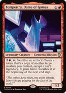 Tempestra, Dame of Games (Surge Foil) [Teenage Mutant Ninja Turtles Commander] - The Mythic Store | 24h Order Processing