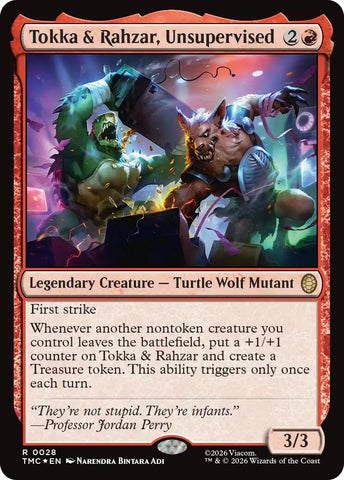 Tokka & Rahzar, Unsupervised (Surge Foil) [Teenage Mutant Ninja Turtles Commander]
