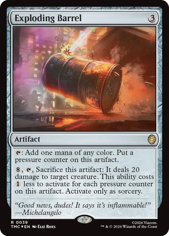 Exploding Barrel (Surge Foil) [Teenage Mutant Ninja Turtles Commander] - The Mythic Store | 24h Order Processing