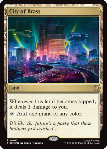 City of Brass (Surge Foil) [Teenage Mutant Ninja Turtles Commander] - The Mythic Store | 24h Order Processing