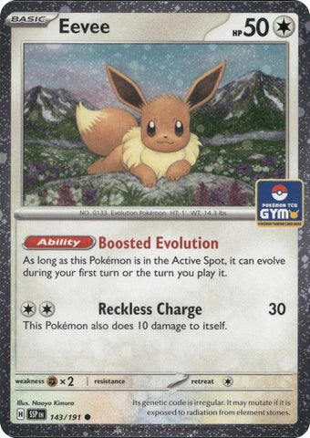 Eevee (143/191) (Southeast Asia Exclusive) [League & Championship Cards] - The Mythic Store | 24h Order Processing