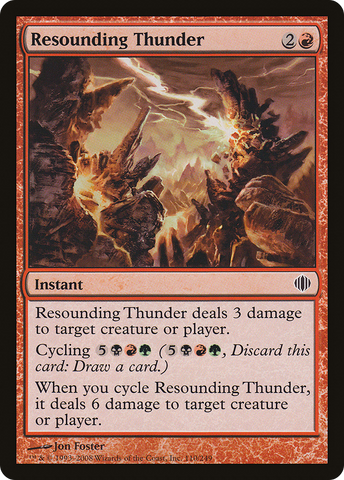 Resounding Thunder [Shards of Alara] - The Mythic Store | 24h Order Processing
