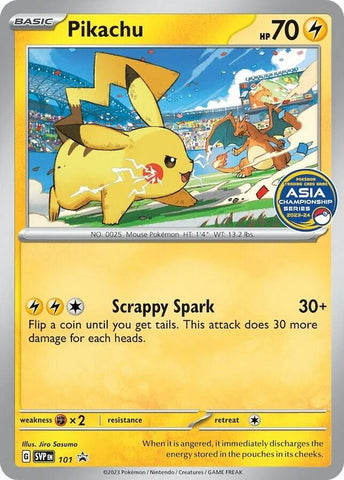 Pikachu (101) (Asia Championship Series 23-24) [Scarlet & Violet: Black Star Promos] - The Mythic Store | 24h Order Processing