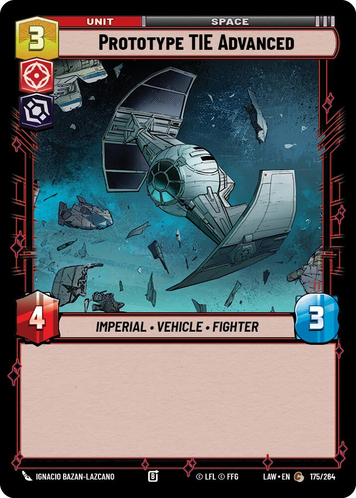 Prototype TIE Advanced (175/264) (175/264) [A Lawless Time] - The Mythic Store | 24h Order Processing