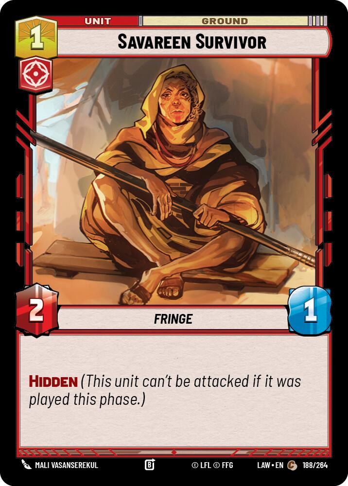 Savareen Survivor (188/264) (188/264) [A Lawless Time]