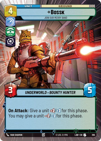 Bossk - Join Our Merry Band (295) (Hyperspace) (295) [A Lawless Time] - The Mythic Store | 24h Order Processing