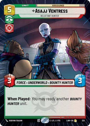 Asajj Ventress - Reluctant Hunter (325) (Hyperspace) (325) [A Lawless Time] - The Mythic Store | 24h Order Processing