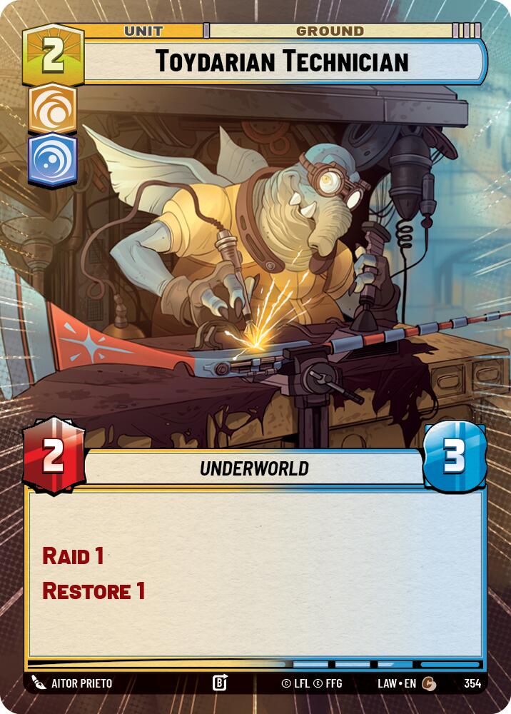 Toydarian Technician (354) (Hyperspace) (354) [A Lawless Time] - The Mythic Store | 24h Order Processing
