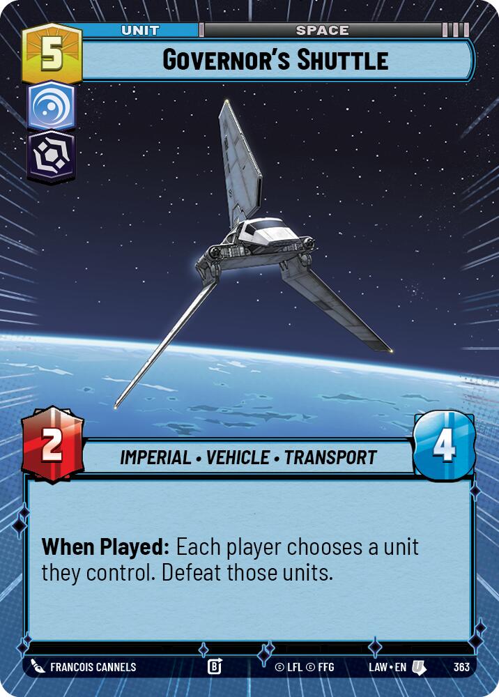 Governor's Shuttle (363) (Hyperspace) (363) [A Lawless Time] - The Mythic Store | 24h Order Processing