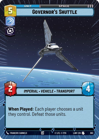 Governor's Shuttle (363) (Hyperspace) (363) [A Lawless Time] - The Mythic Store | 24h Order Processing