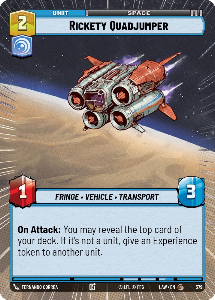 Rickety Quadjumper (379) (Hyperspace) (379) [A Lawless Time] - The Mythic Store | 24h Order Processing