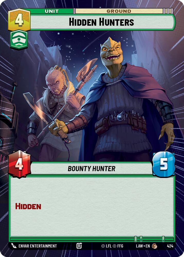 Hidden Hunters (424) (Hyperspace) (424) [A Lawless Time] - The Mythic Store | 24h Order Processing