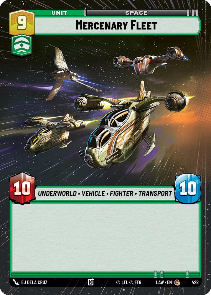 Mercenary Fleet (428) (Hyperspace) (428) [A Lawless Time] - The Mythic Store | 24h Order Processing
