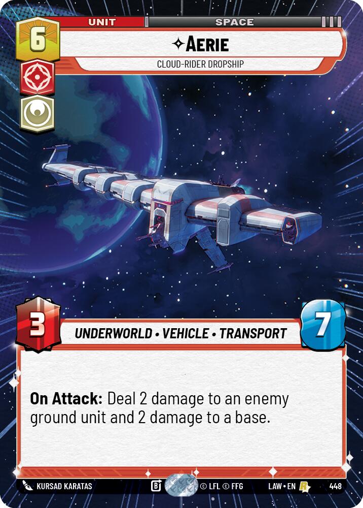Aerie - Cloud-Rider Dropship (448) (Hyperspace) (448) [A Lawless Time] - The Mythic Store | 24h Order Processing