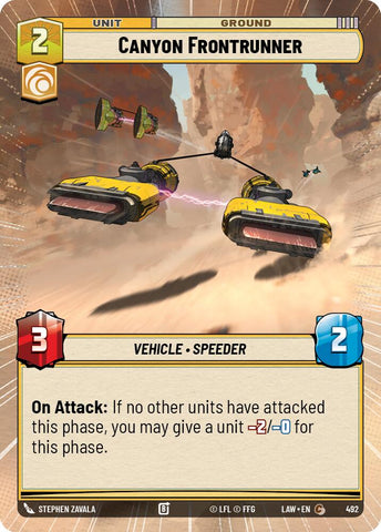 Canyon Frontrunner (492) (Hyperspace) (492) [A Lawless Time] - The Mythic Store | 24h Order Processing