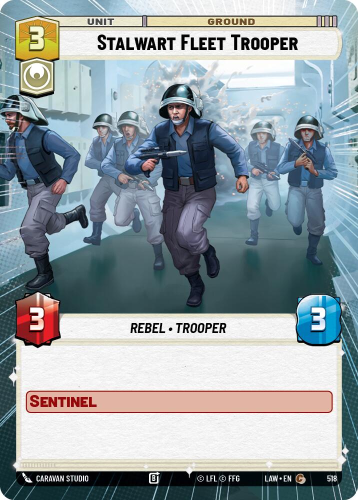 Stalwart Fleet Trooper (518) (Hyperspace) (518) [A Lawless Time] - The Mythic Store | 24h Order Processing
