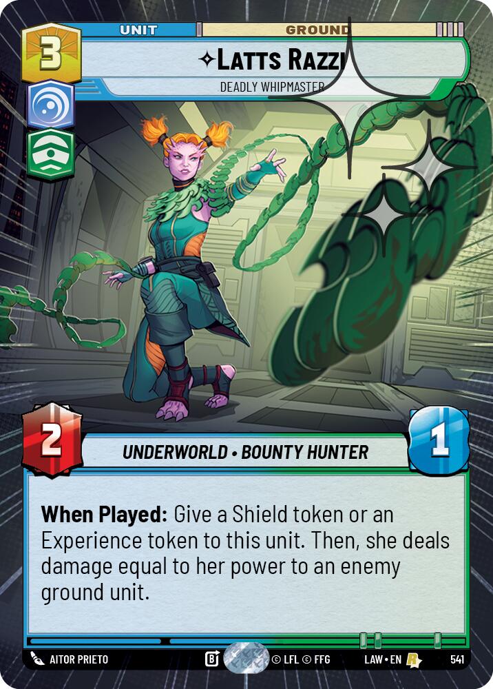 Latts Razzi - Deadly Whipmaster (303) (Hyperspace Foil) (303) [A Lawless Time]