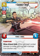 Chirrut Imwe - I Don't Need Luck (310) (Hyperspace Foil) (310) [A Lawless Time]