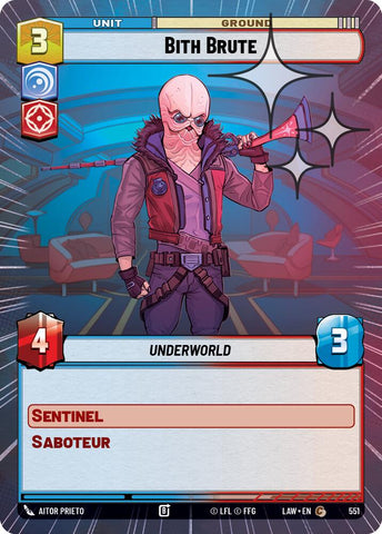 Bith Brute (551) (Hyperspace Foil) (551) [A Lawless Time] - The Mythic Store | 24h Order Processing