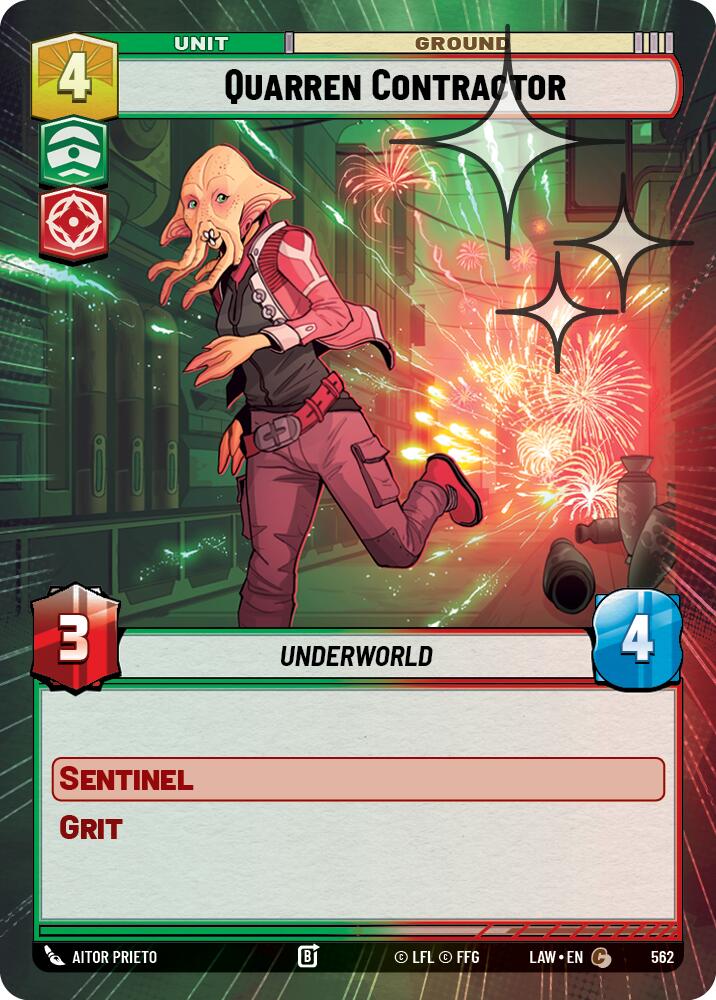 Quarren Contractor (324) (Hyperspace Foil) (324) [A Lawless Time]