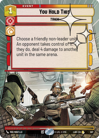 You Hold This (587) (Hyperspace Foil) (587) [A Lawless Time] - The Mythic Store | 24h Order Processing