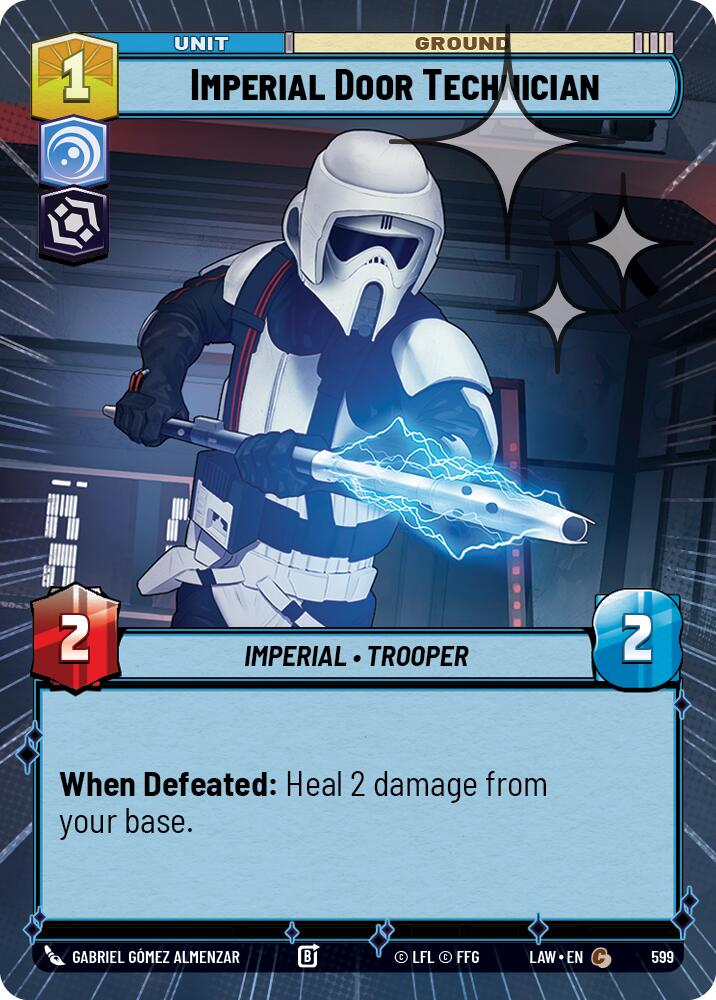 Imperial Door Technician (599) (Hyperspace Foil) (599) [A Lawless Time] - The Mythic Store | 24h Order Processing