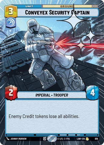 Conveyex Security Captain (619) (Hyperspace Foil) (619) [A Lawless Time] - The Mythic Store | 24h Order Processing