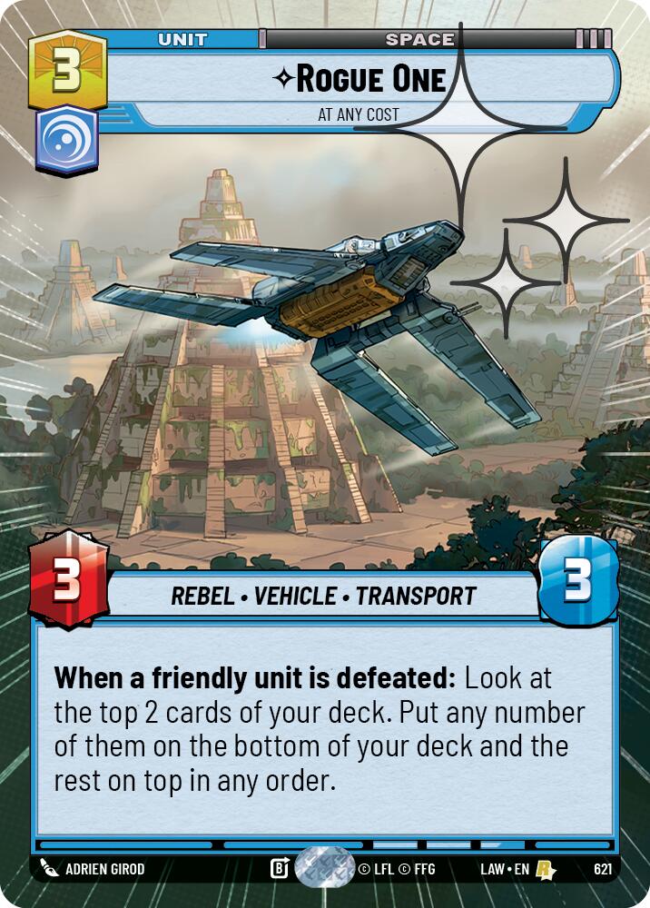 Rogue One - At Any Cost (621) (Hyperspace Foil) (621) [A Lawless Time] - The Mythic Store | 24h Order Processing