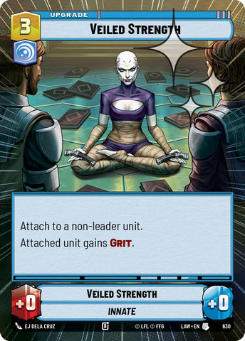Veiled Strength (630) (Hyperspace Foil) (630) [A Lawless Time] - The Mythic Store | 24h Order Processing