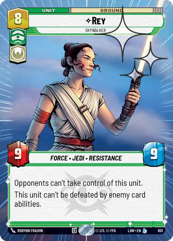 Rey - Skywalker (651) (Hyperspace Foil) (651) [A Lawless Time] - The Mythic Store | 24h Order Processing