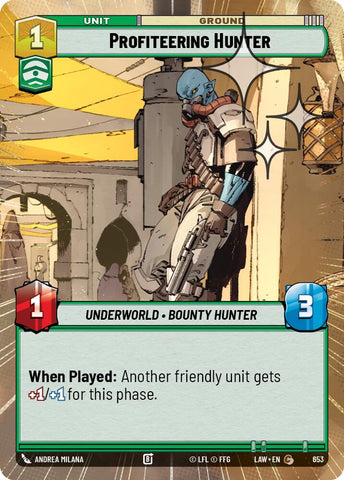 Profiteering Hunter (653) (Hyperspace Foil) (653) [A Lawless Time] - The Mythic Store | 24h Order Processing