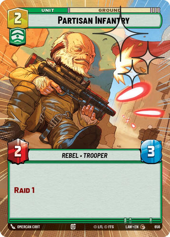Partisan Infantry (656) (Hyperspace Foil) (656) [A Lawless Time] - The Mythic Store | 24h Order Processing