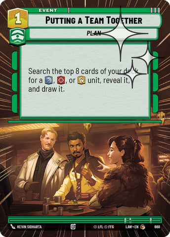 Putting a Team Together (668) (Hyperspace Foil) (668) [A Lawless Time] - The Mythic Store | 24h Order Processing
