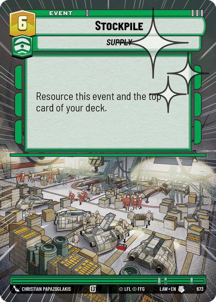 Stockpile (673) (Hyperspace Foil) (673) [A Lawless Time] - The Mythic Store | 24h Order Processing