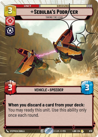 Sebulba's Podracer - Taking the Lead (678) (Hyperspace Foil) (678) [A Lawless Time] - The Mythic Store | 24h Order Processing