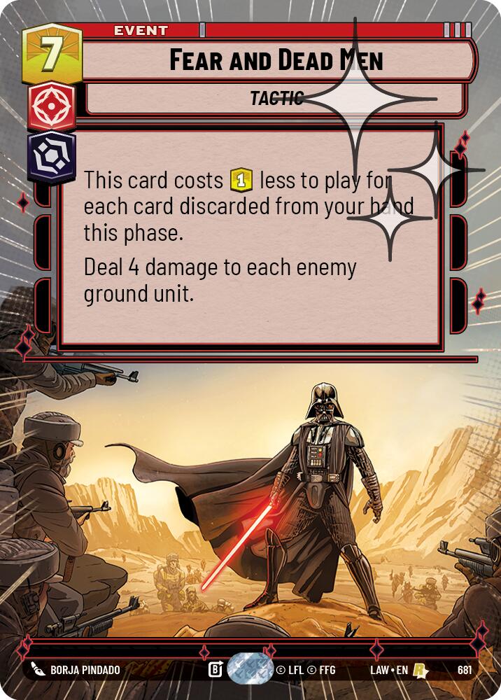 Fear and Dead Men (681) (Hyperspace Foil) (681) [A Lawless Time] - The Mythic Store | 24h Order Processing