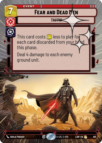 Fear and Dead Men (681) (Hyperspace Foil) (681) [A Lawless Time] - The Mythic Store | 24h Order Processing