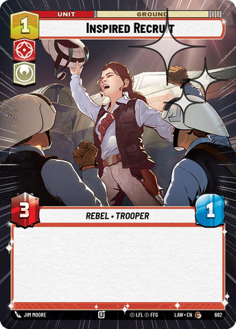 Inspired Recruit (682) (Hyperspace Foil) (682) [A Lawless Time] - The Mythic Store | 24h Order Processing