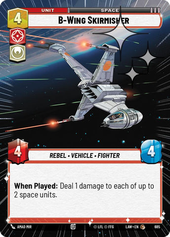 B-Wing Skirmisher (685) (Hyperspace Foil) (685) [A Lawless Time] - The Mythic Store | 24h Order Processing