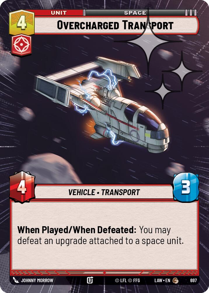 Overcharged Transport (697) (Hyperspace Foil) (697) [A Lawless Time] - The Mythic Store | 24h Order Processing