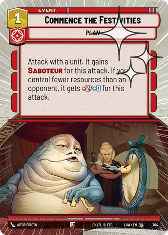 Commence the Festivities (704) (Hyperspace Foil) (704) [A Lawless Time] - The Mythic Store | 24h Order Processing