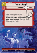 That's a Rock (708) (Hyperspace Foil) (708) [A Lawless Time] - The Mythic Store | 24h Order Processing