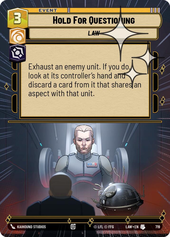 Hold for Questioning (719) (Hyperspace Foil) (719) [A Lawless Time] - The Mythic Store | 24h Order Processing